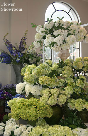 Artificial flower showroom
